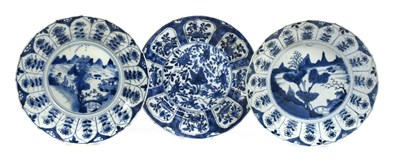 Lot 3 - A Chinese Porcelain Plate, Kangxi, painted in...