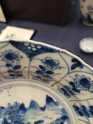 Lot 3 - A Chinese Porcelain Plate, Kangxi, painted in...