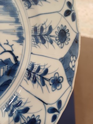 Lot 3 - A Chinese Porcelain Plate, Kangxi, painted in...