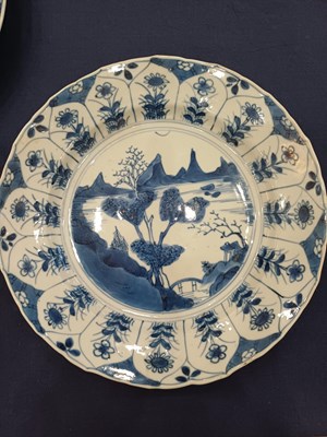 Lot 3 - A Chinese Porcelain Plate, Kangxi, painted in...