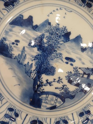 Lot 3 - A Chinese Porcelain Plate, Kangxi, painted in...
