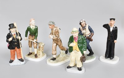 Lot 57 - Four 1980s Coalport Porcelain Figures from the...