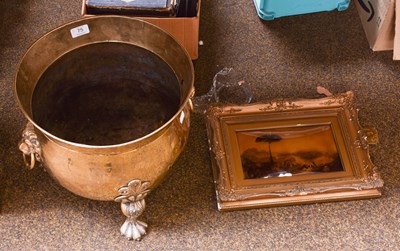Lot 75 - A 19th-Century Brass Coal Bucket, with...