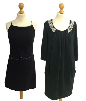 Lot 1017 - Moschino Cheap and Chic Black Wool Mini Dress,...