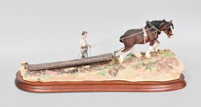 Lot 1043A - Border Fine Arts 'Logging', model No. B0700 by...