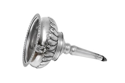 Lot A George III Silver Wine-Funnel
