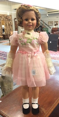 Lot 1250 - Danbury Mint Shirley Temple Playpal Doll,...
