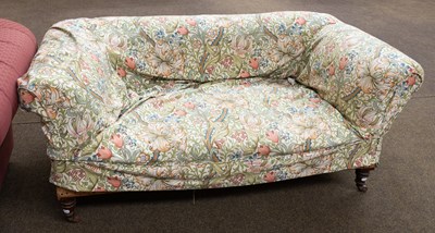 Lot 1350 - Victorian Drop End Sofa with William Morris...
