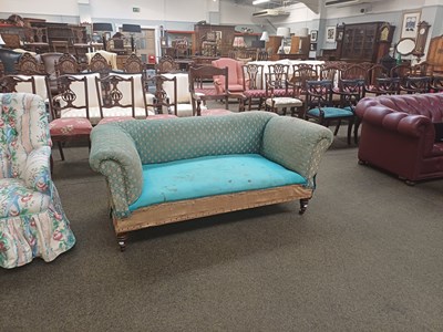 Lot 1430 - A Victorian Drop End Sofa, with William Morris...