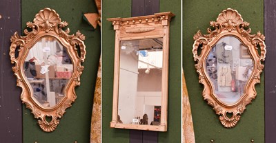Lot 1398 - A Pine-Framed Regency Style Inverted...