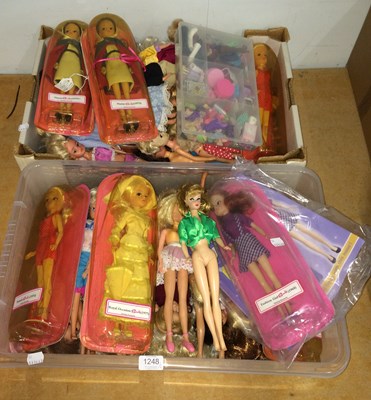 Lot 1248 - A Large Quantity of Mattel and Similar Dolls,...