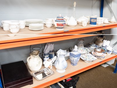 Lot 153 - A Large Lot of English Pottery and Porcelain,...
