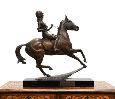 Lot 248 - Bernard Winskill (d.1980): A Bronze of HRH...