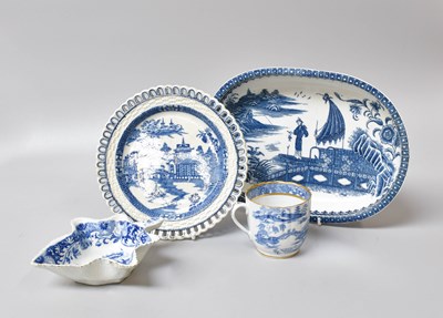Lot 139 - A 18th Century Caughley Blue and White...