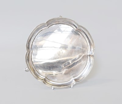 Lot 116 - A George VI Silver Waiter, by Stower and Wragg...