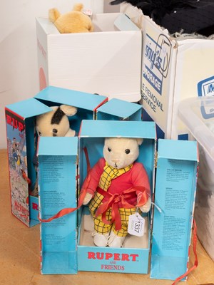Lot 1337 - Steiff Rupert Classic Rupert Bear, boxed with...