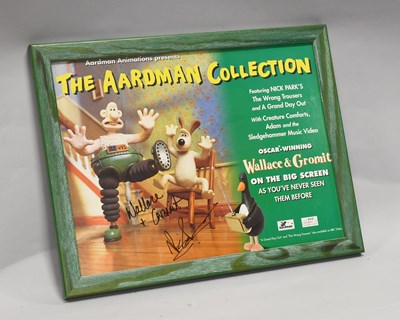 Lot 3214 - The Aardman Collection Signed Poster