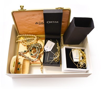 Lot 261 - A Small Quantity of Jewellery, including a 9...