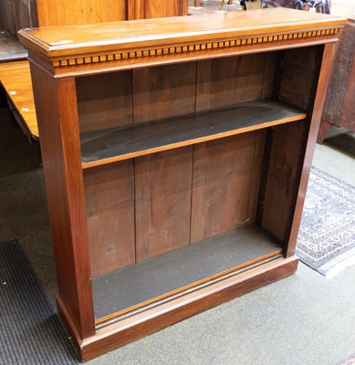 Lot 1324 - A 19th Century Mahogany Open Bookcase with...