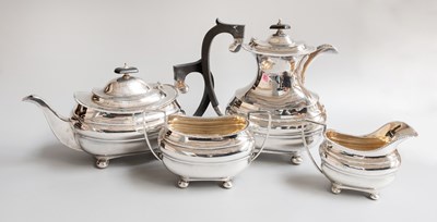 Lot 102 - A George V Four-Piece Silver Tea-Service, by...