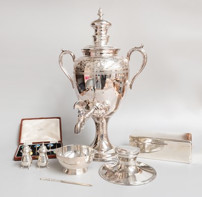 Lot 159 - A Collection of Assorted Silver and Plate, the...
