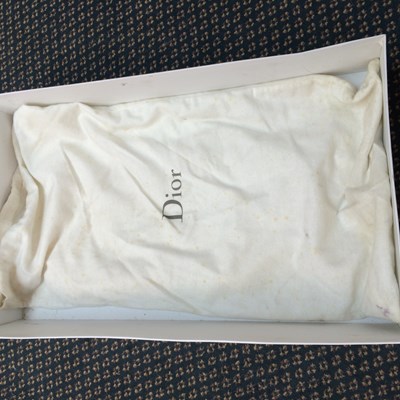 Lot 1027 - Pair of Dior Black Leather Heeled Boots,...