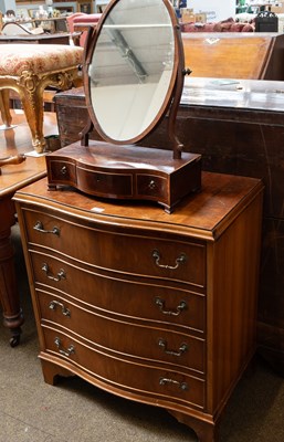 Lot 1379 - A 19th Century Boxwood-Strung Mahogany...