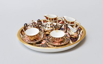 Lot 131 - Royal Crown Derby Imari Porcelain Miniature...