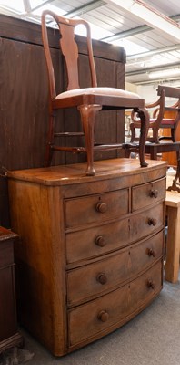 Lot 1184 - A George II Walnut Side Chair ,on pad feet,...