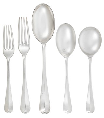 Lot An Elizabeth II Silver Table-Service