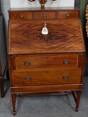 Lot 1232 - An Edwardian Crossbanded and Ebony Strung...