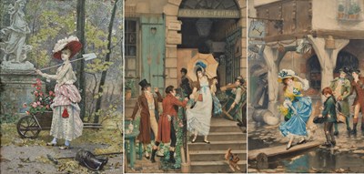 Lot 54 - After Édouard Toudouze (1848-1907) The Lady...