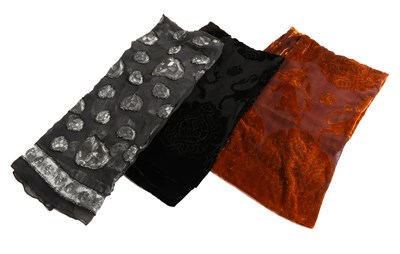 Lot 1015 - An Alexander McQueen Skull Printed Scarf,...