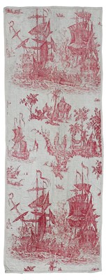 Lot 2313 - Circa 1783 Century Quilted Toile de Jouy...