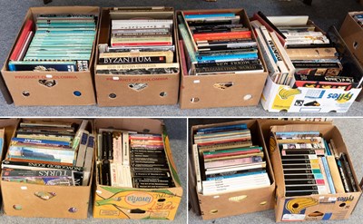 Lot 179 - Eight Boxes of Art Reference Books, including...