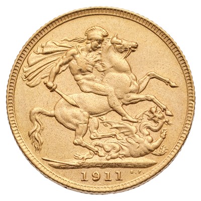 Lot 206 - George V, Sovereign 1911; very fine