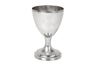 Lot A George III Irish Provincial Silver Goblet