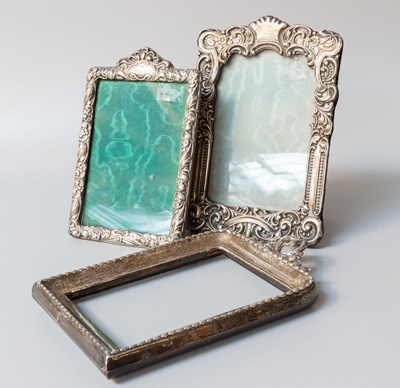 Lot 62 - Three Edward VII or George V Silver-Mounted...