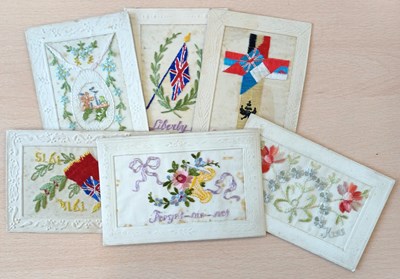 Lot 163 - Vintage Album of Postcards, 300+ cards,...
