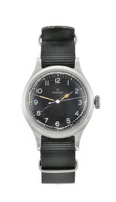 Lot 2352 - Omega: A Stainless Steel Centre Seconds Royal...