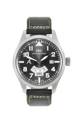 Lot 2383 - IWC: A Limited Edition Stainless Steel...