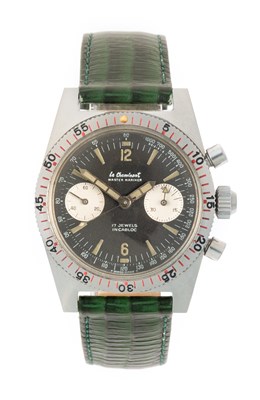 Lot 2500 - Le Cheminant: A Stainless Steel Chronograph...
