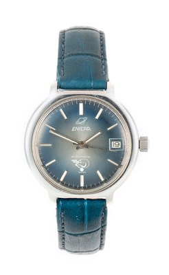 Lot 2482 - Enicar: A Stainless Steel Automatic Calendar...