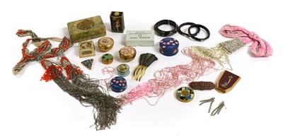 Lot 2241 - Early 20th Century Costume Jewellery, Compacts...