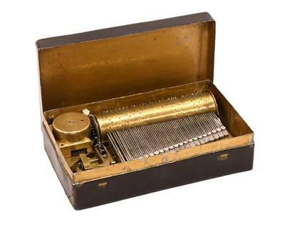 Lot 88 - A Small Keywind Cylinder Music Box