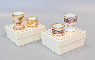 Lot 235 - Two Moorcroft Enamels Egg Cup and Napkin Ring...