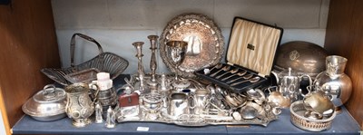 Lot 176 - A Collection of Silver Plated Items, including...