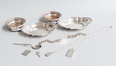 Lot 160 - A Collection of Assorted Silver, including a...