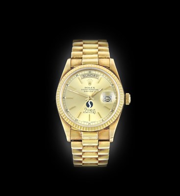 Lot 2387 - Rolex: A Fine 18 Carat Gold Automatic Day/Date...
