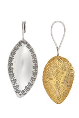 Lot Two George III Silver Caddy-Spoons, by...